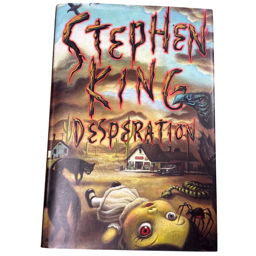 DESPERATION 1996 Hardcover 1st Ed. 1st Print By Stephen King dust jacket